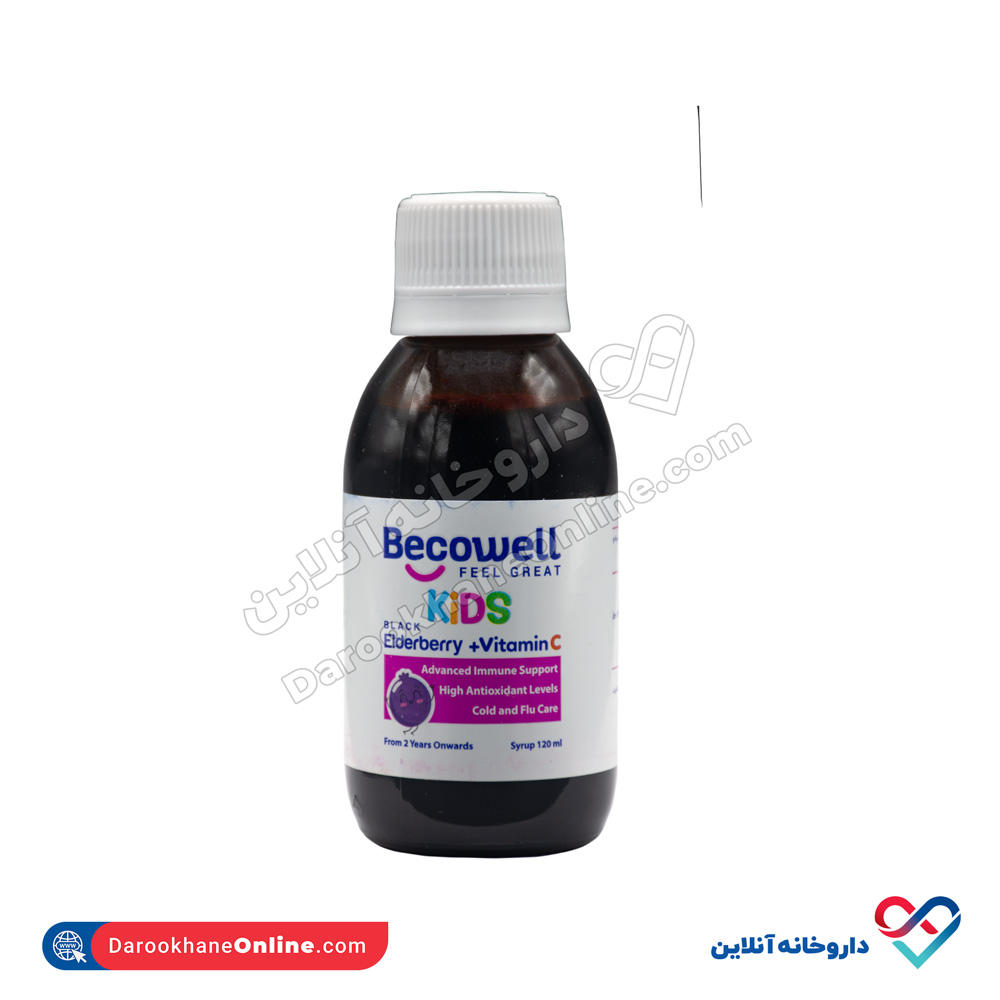 pharan-shimi-black-elderberry-3.jpg شربت بلک الدربری بکوول فاران شیمی ۱۲۰ میلی - Image 4